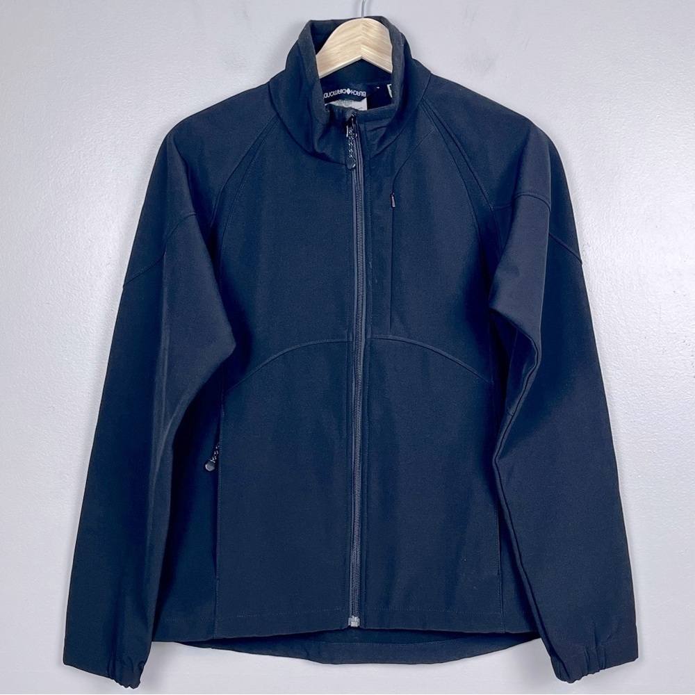 Black Diamond Women's Black Softshell Full Zip Jacket Size S; Outdoor, Active